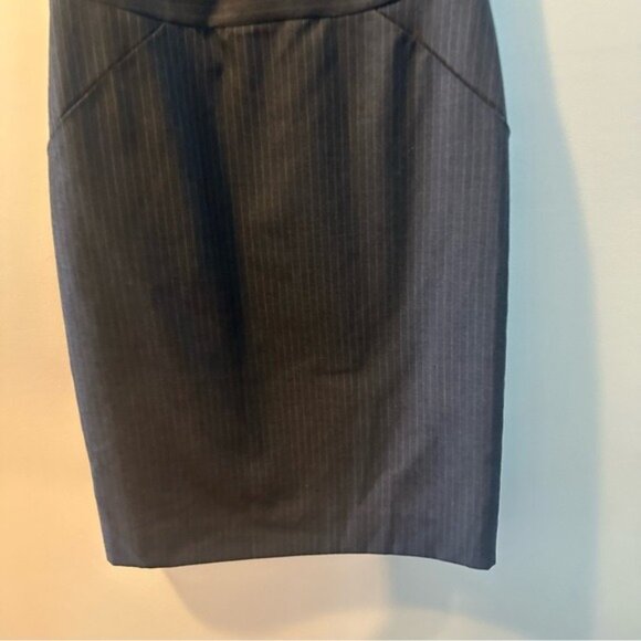 J.Crew Navy Gray Pinstripe Sleeveless Sheath Dress Size 2 NWT - Picture 6 of 13
